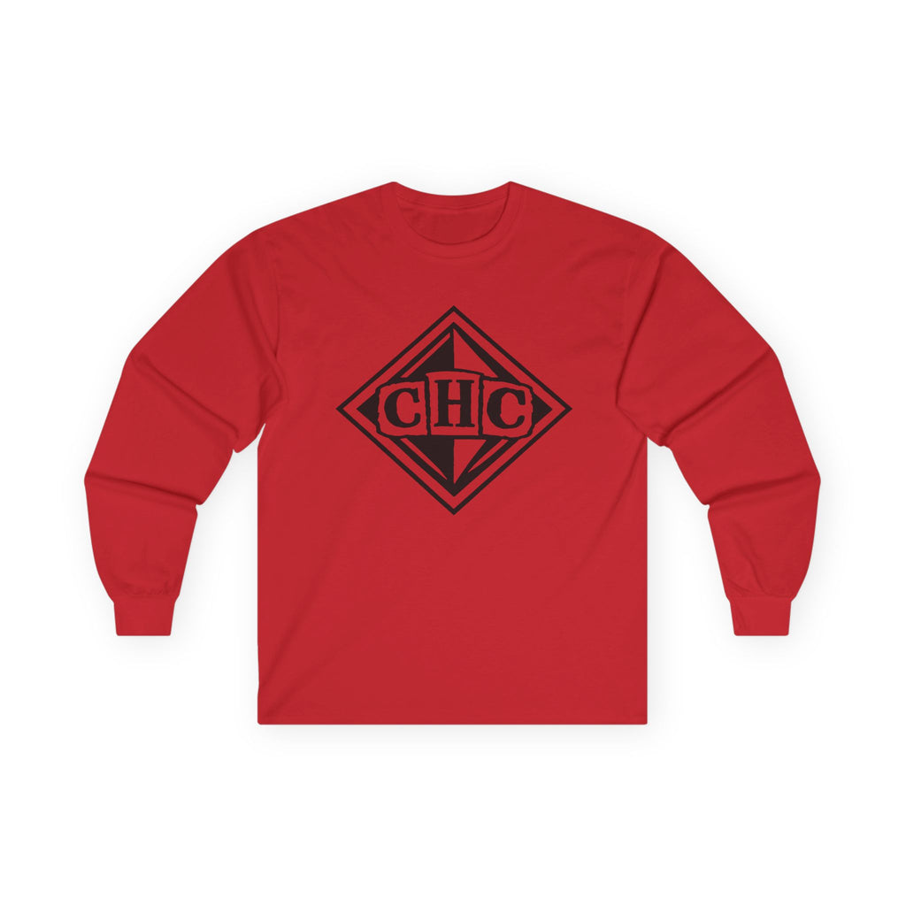 Diamond Front Long Sleeve Tee
