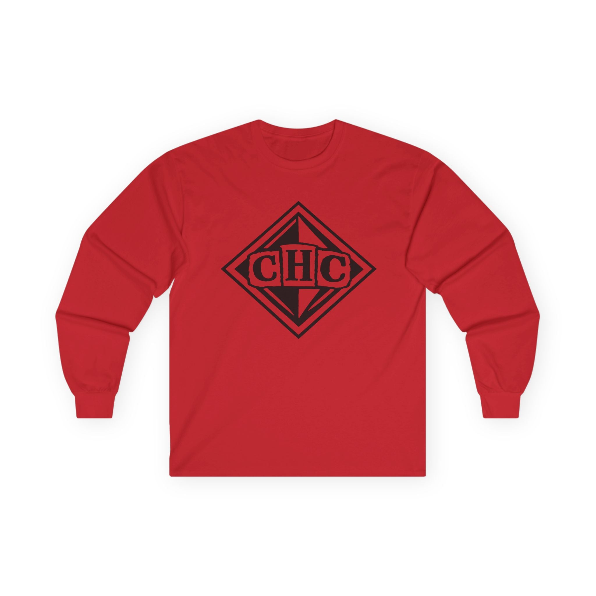 Diamond Front Long Sleeve Tee