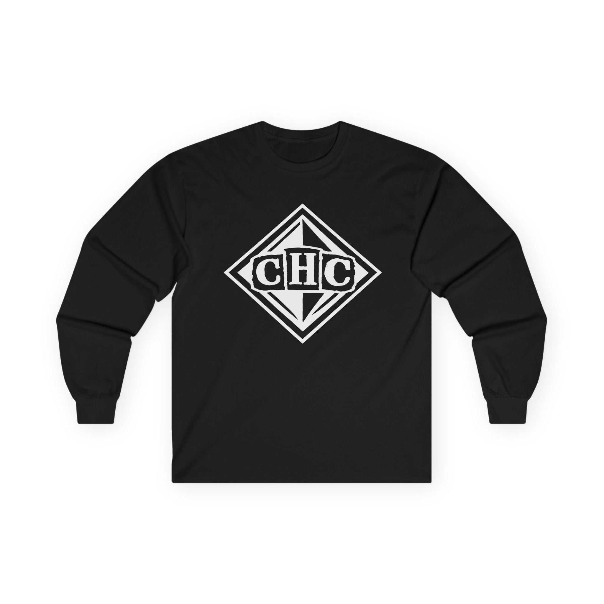 Diamond Front Long Sleeve Tee
