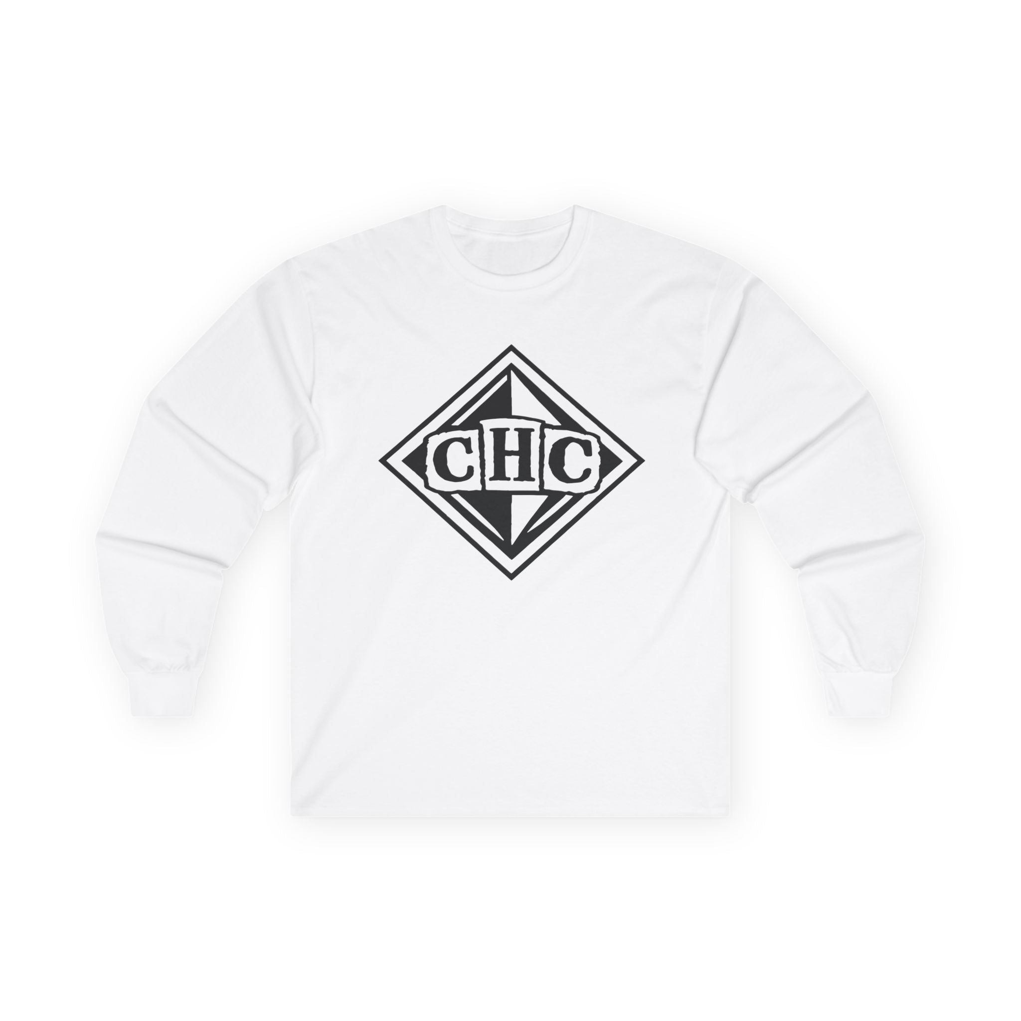 Diamond Front Long Sleeve Tee